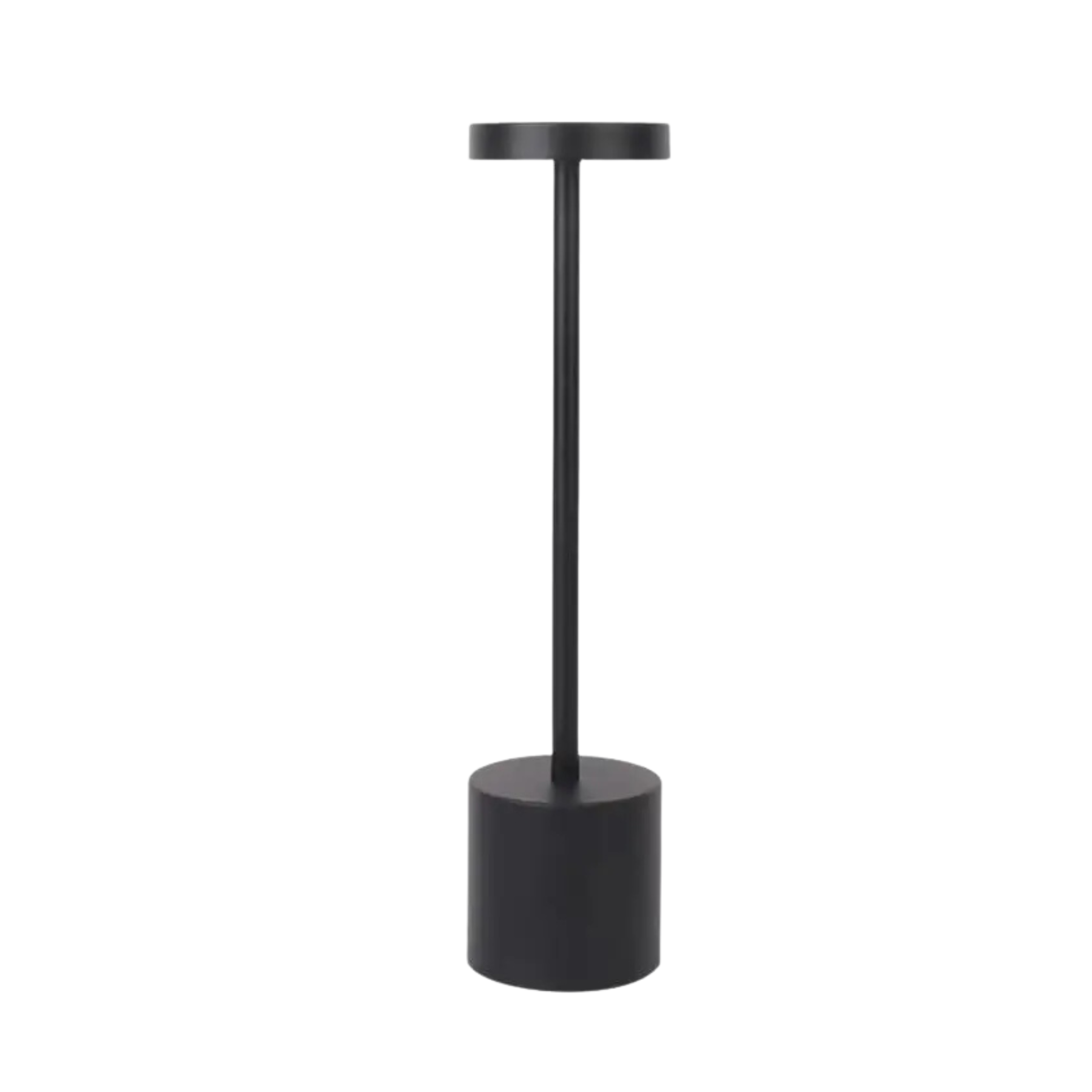 Minimal Brass Cordless Touch Table Lamp - Black