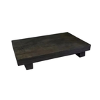 Minimalist Wooden Display Tray - Black