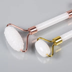 White Jade Facial Roller Set