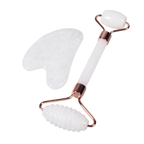 White Jade Facial Roller Set