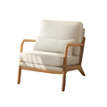 Beige Accent Lounge Chair Set