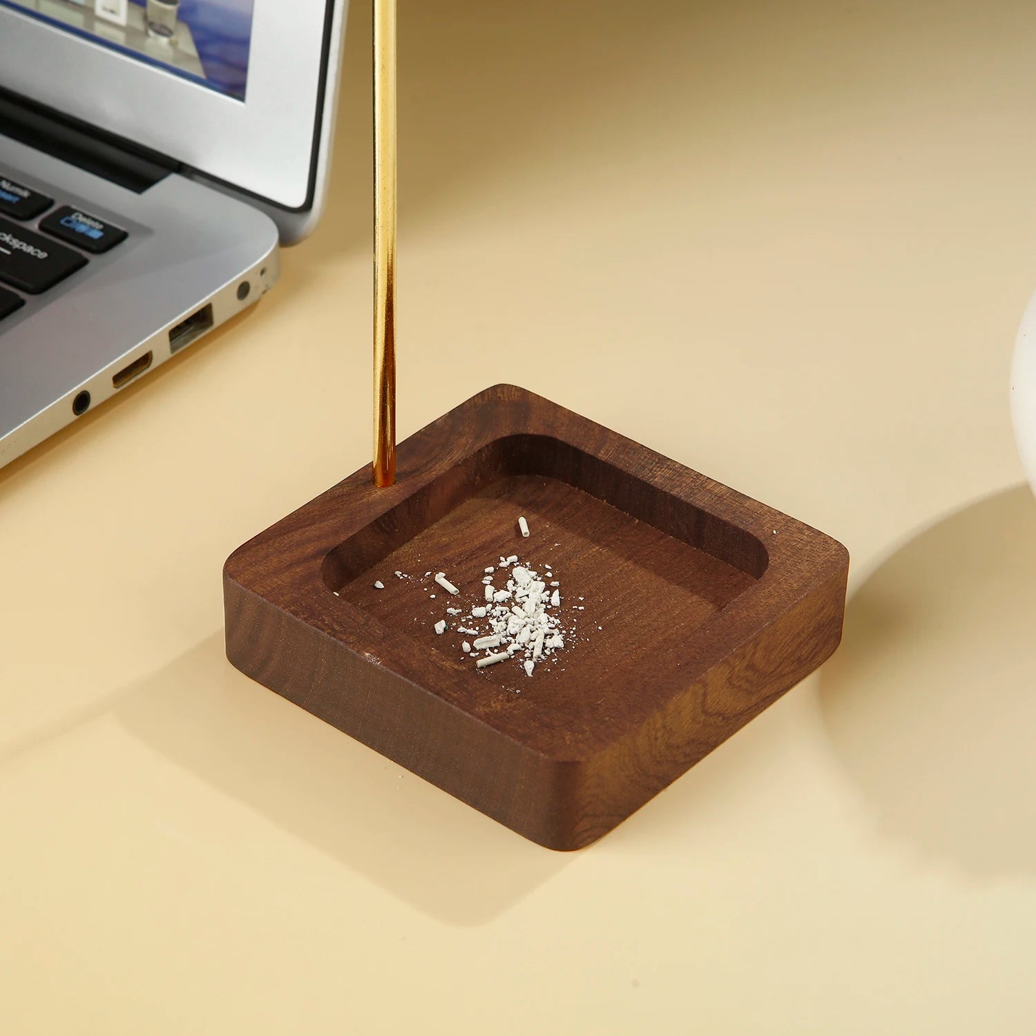 Glass Cylinder Incense Burner Stand