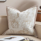 Oatmeal Woven Pillow Covers - Style 6 / 30x50cm