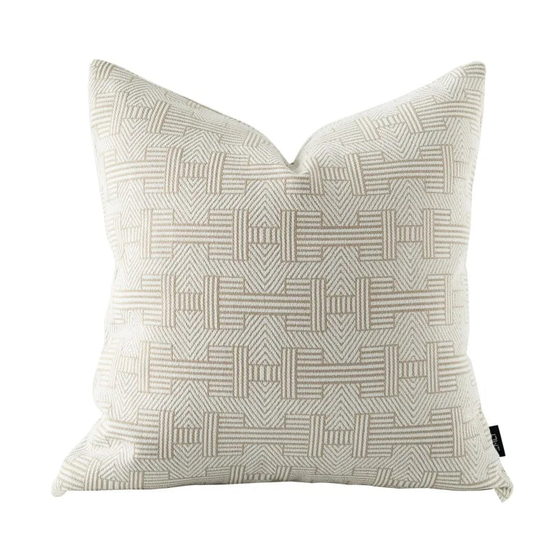 Oatmeal Woven Pillow Covers - Style 1 / 30x50cm