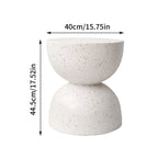 Sculpted Terrazzo Side Table