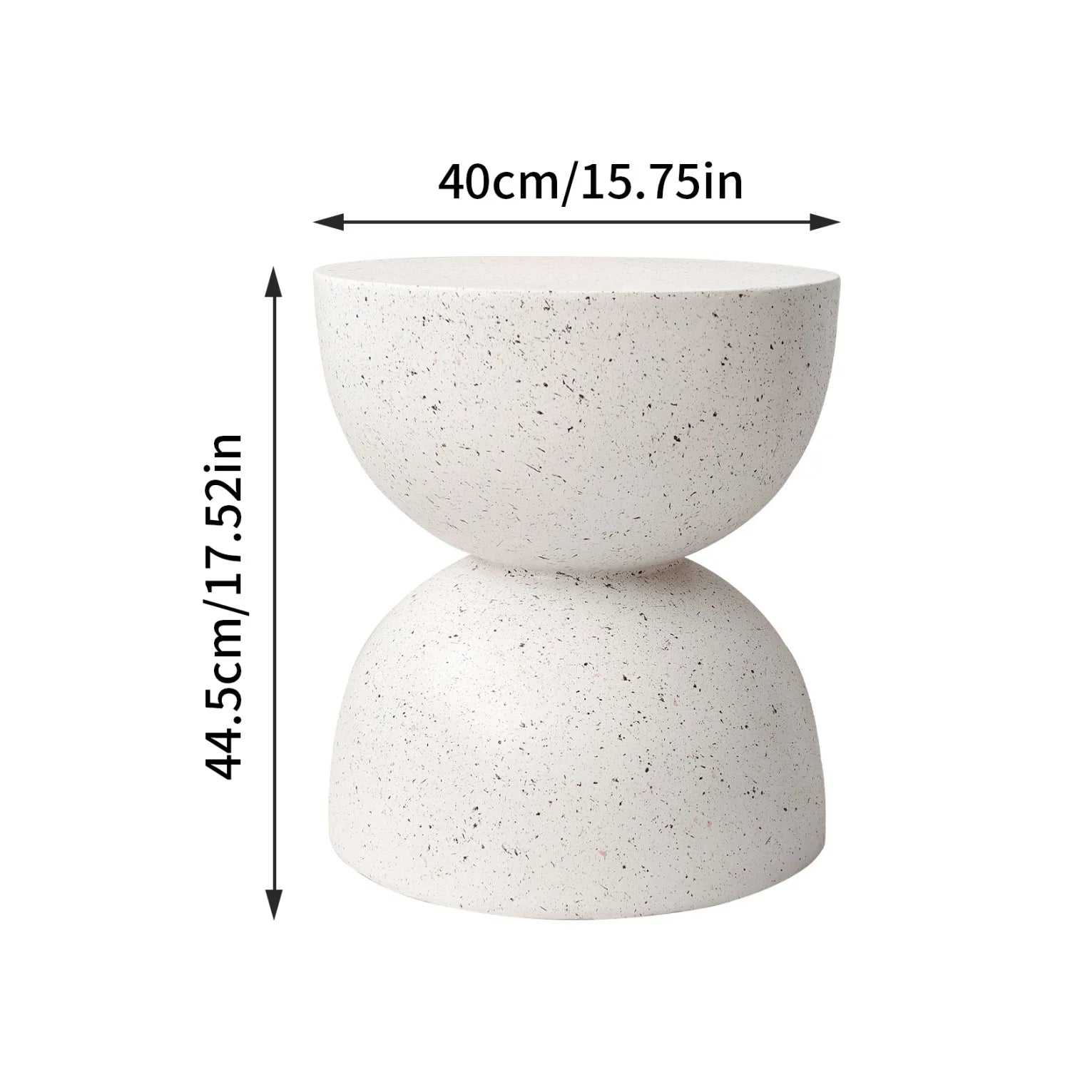 Sculpted Terrazzo Side Table