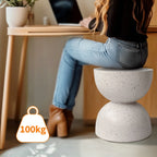 Sculpted Terrazzo Side Table