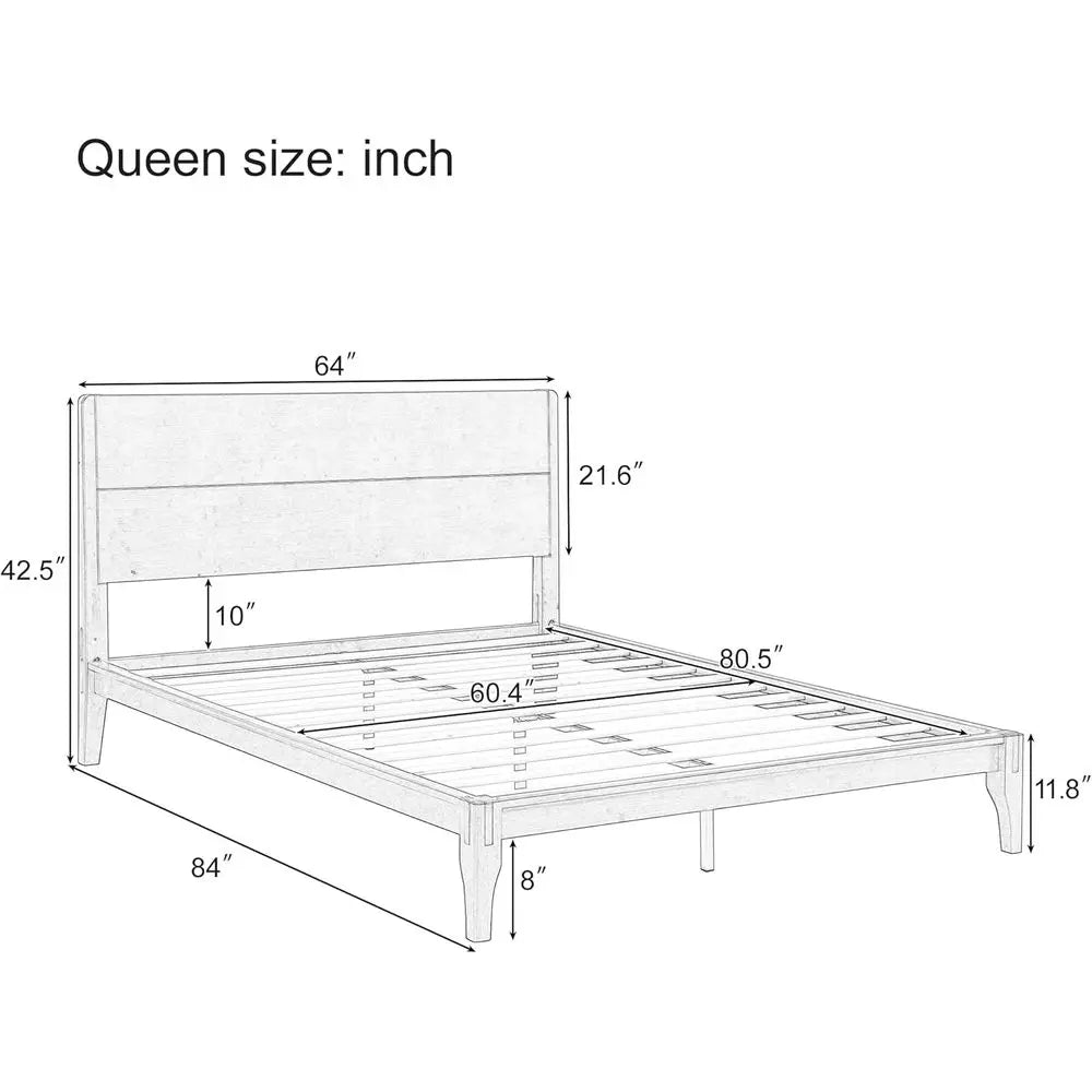 Queen Platform Bed Frame
