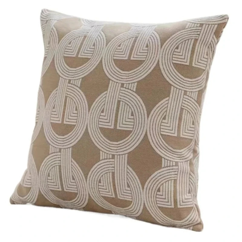 Oatmeal Woven Pillow Covers - Style 16 / 50x50cm