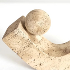 Abstract Stone Arc Sculpture