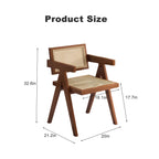 Mid-Century Wooden Lounge Chair Set