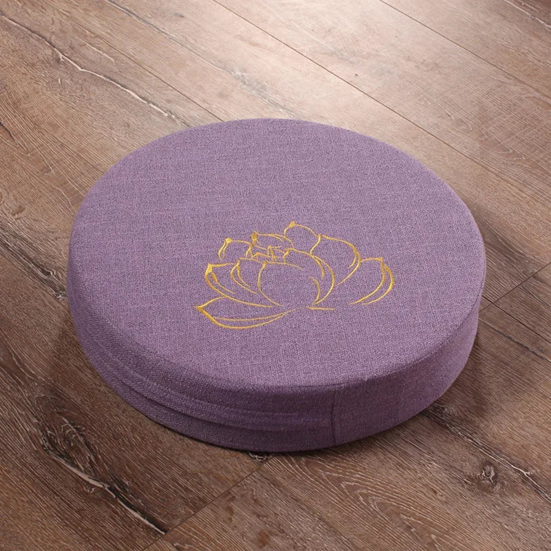Elevated Meditation Cushion - Purple
