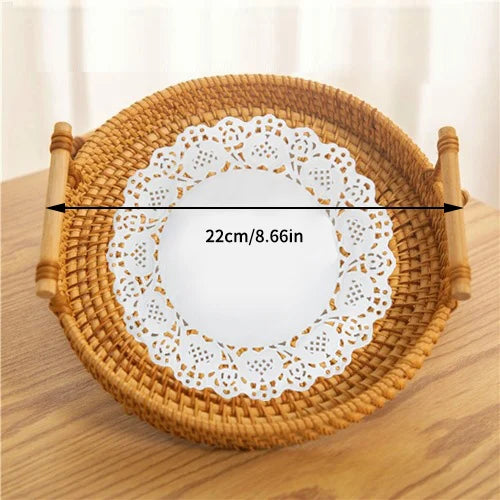 Artisan Rattan Serving Tray