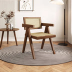 Mid-Century Wooden Lounge Chair Set