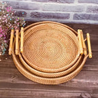 Artisan Rattan Serving Tray