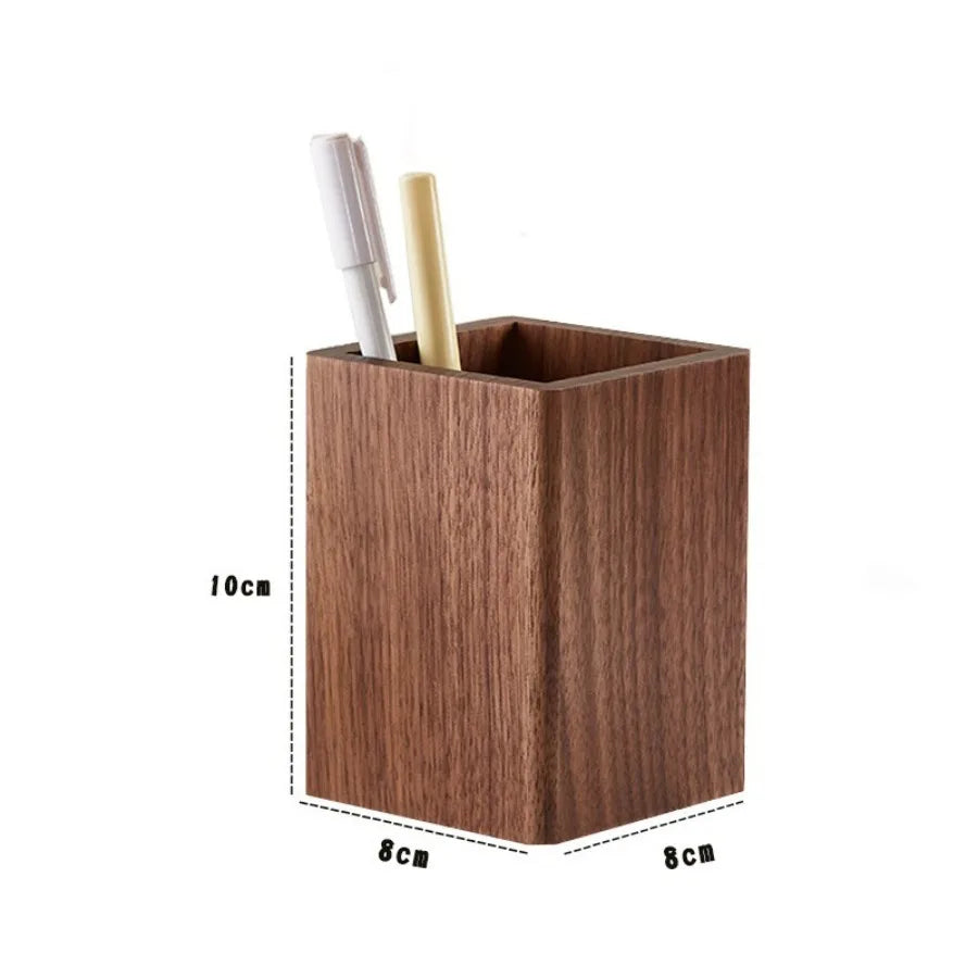 Walnut Wood Desk Organizer