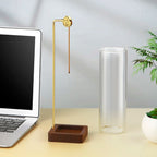 Glass Cylinder Incense Burner Stand