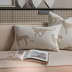 Oatmeal Woven Pillow Covers - Style 12 / 45x45cm