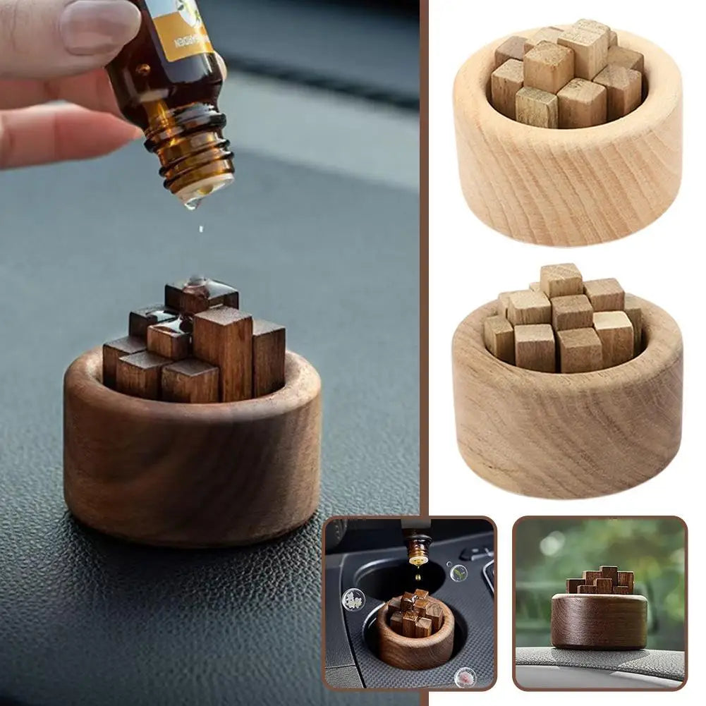 Wooden Essential Oil Diffuser Burner