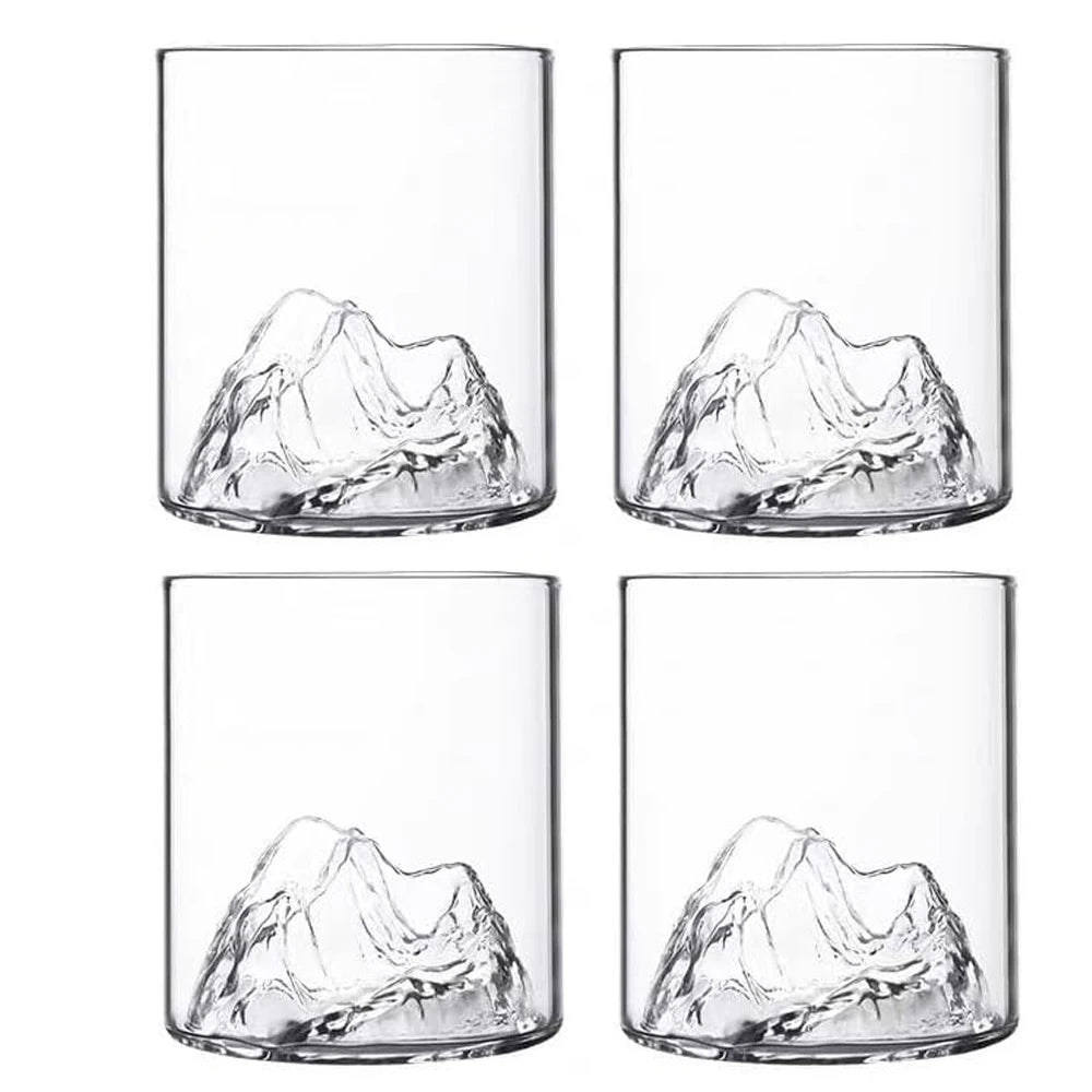 Mountain Whiskey Glass - 4pcs set