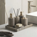 Travertine Bath Accessories