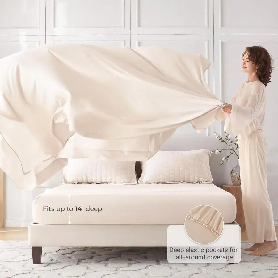 Neutral Textured Queen Comforter Set