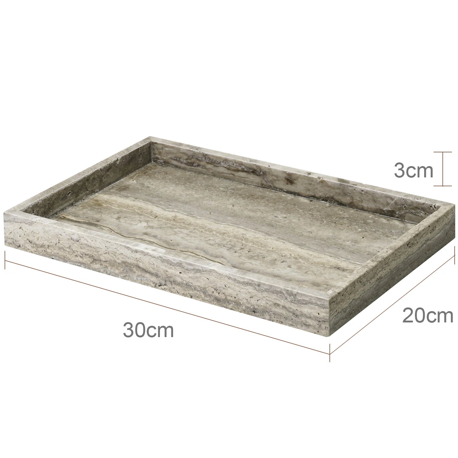 Travertine Bath Accessories - Tray E