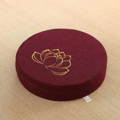 Elevated Meditation Cushion - Maroon