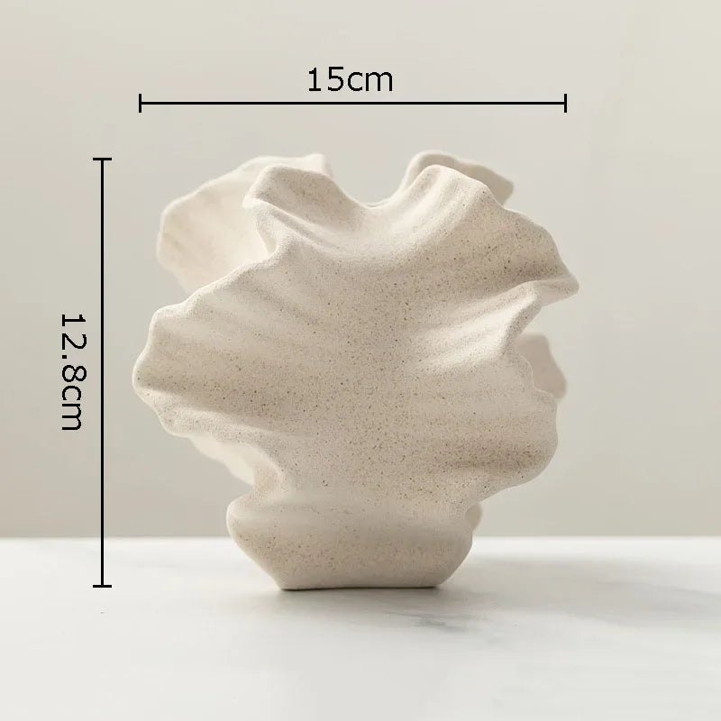 Organic Form Sculptural Vase - S(15x12.8cm)