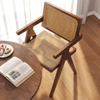 Mid-Century Wooden Lounge Chair Set