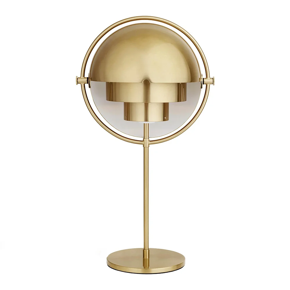 Modern Brass Dome Table Lamp
