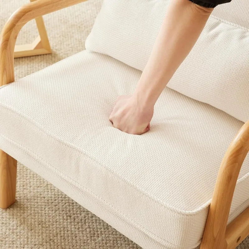 Beige Accent Lounge Chair Set