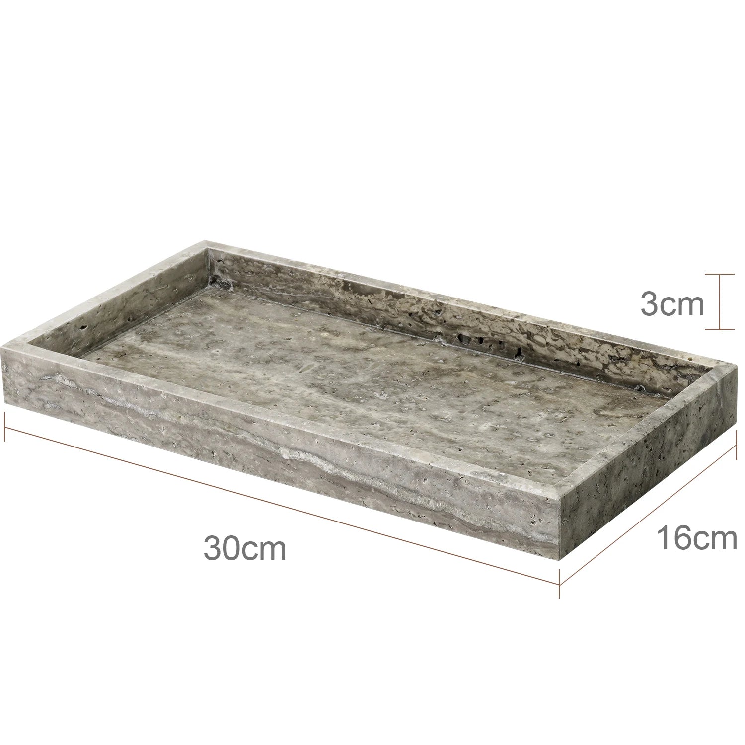 Travertine Bath Accessories - Tray D
