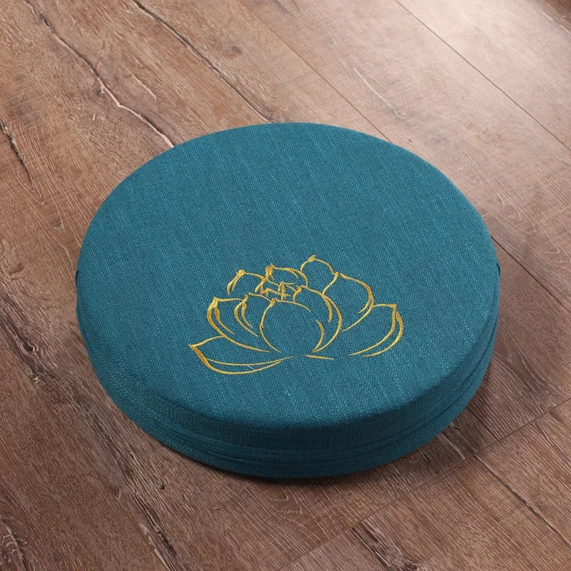 Elevated Meditation Cushion - Blue