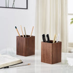 Walnut Wood Desk Organizer