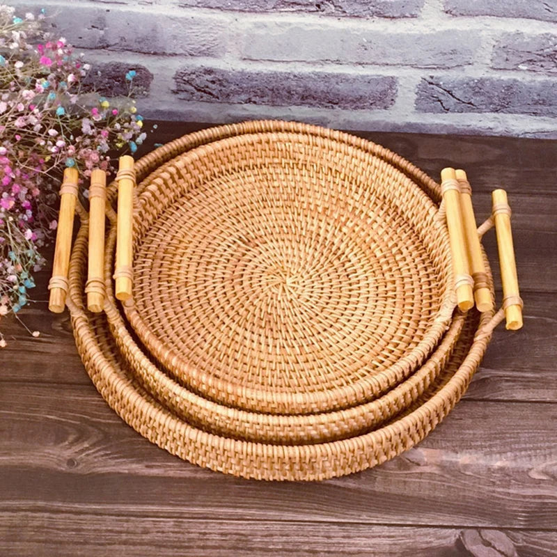 Artisan Rattan Serving Tray