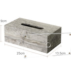 Travertine Bath Accessories - Tissue Box B