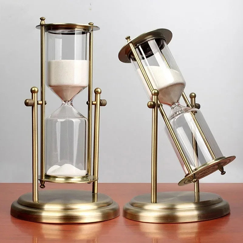 Vintage-Inspired Decorative Hourglass