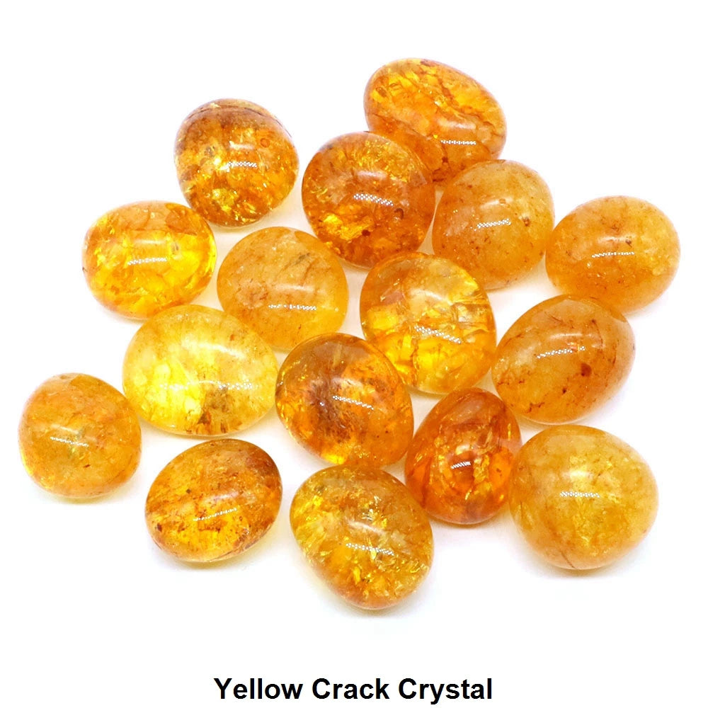 Curated Crystal Collection - Yellow Crack Crystal / 200g