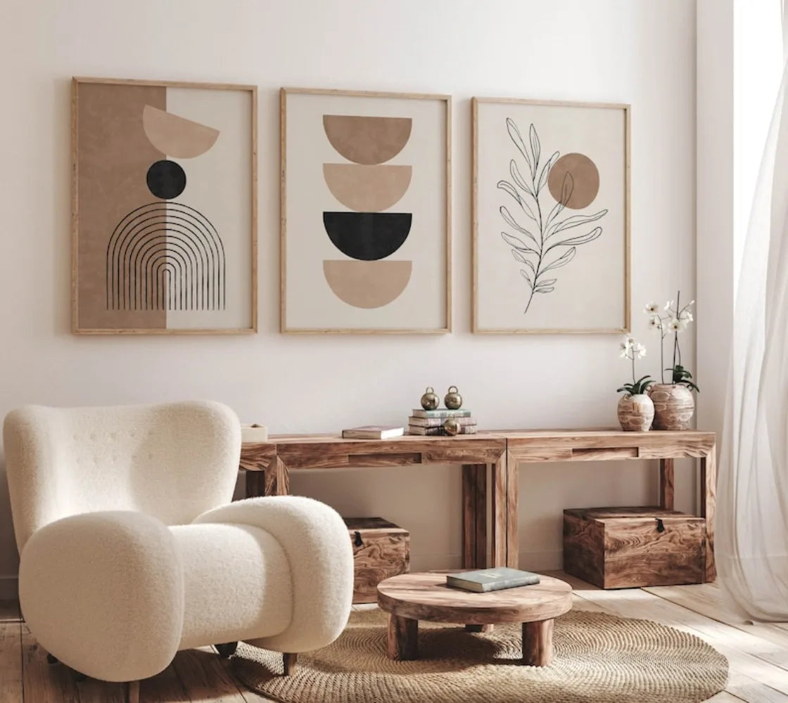 Modern Bohemian Wall Art Set