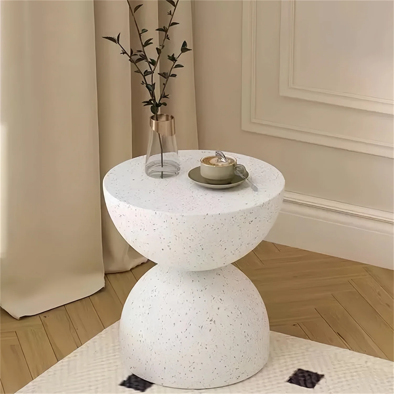 Sculpted Terrazzo Side Table