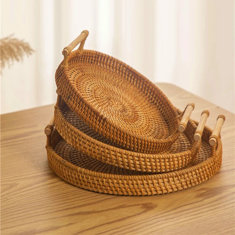 Artisan Rattan Serving Tray