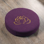 Elevated Meditation Cushion - Dark Purple